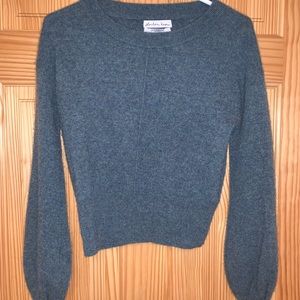Blue cashmere sweater